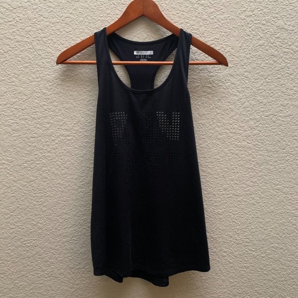 Forever 21 Workout Top - Run Fast Black Medium - Picture 3 of 4